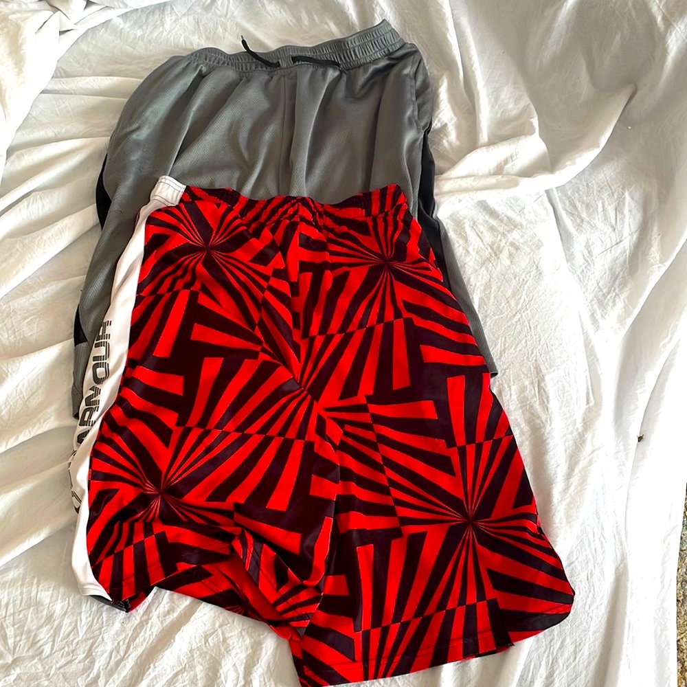 2 pairs of kids large shorts